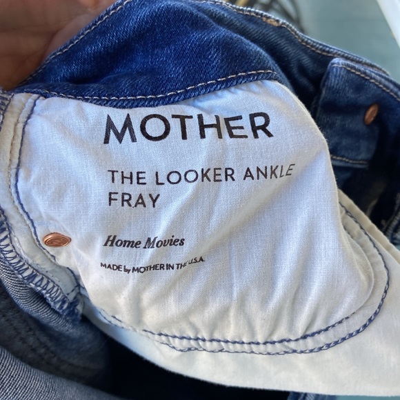 MOTHER Jeans!!  The Looker ankle fray Home Movies. Size 29 - Picture 5 of 9